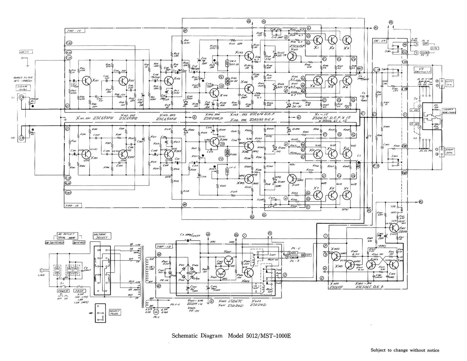 Jvc MST 1000 E Schematic