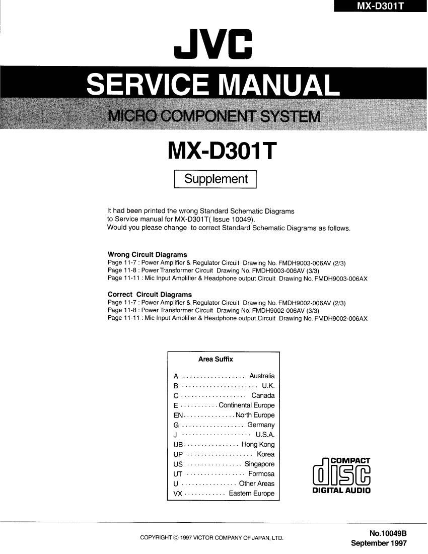 Jvc MXD 301 T Service Manual 2