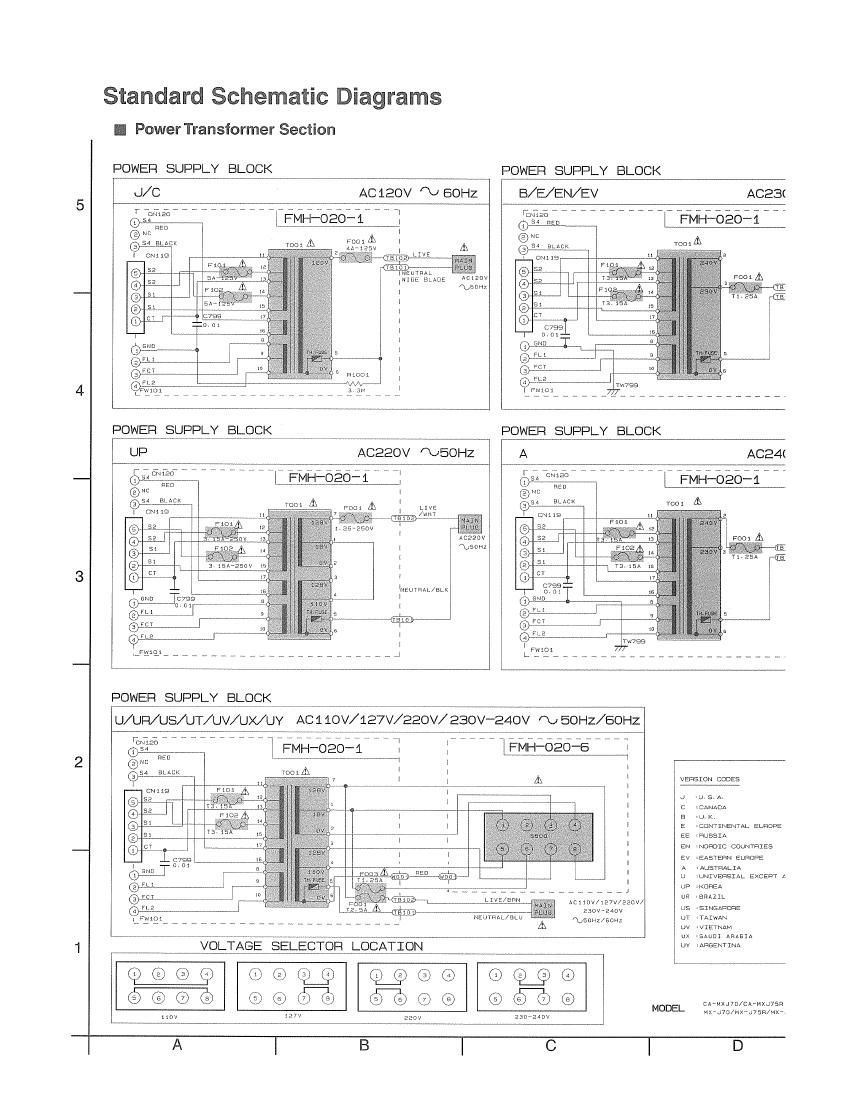 Jvc MXJ 850 R Schematic