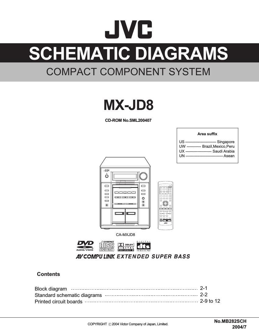 Jvc MXJD 8 Service Manual