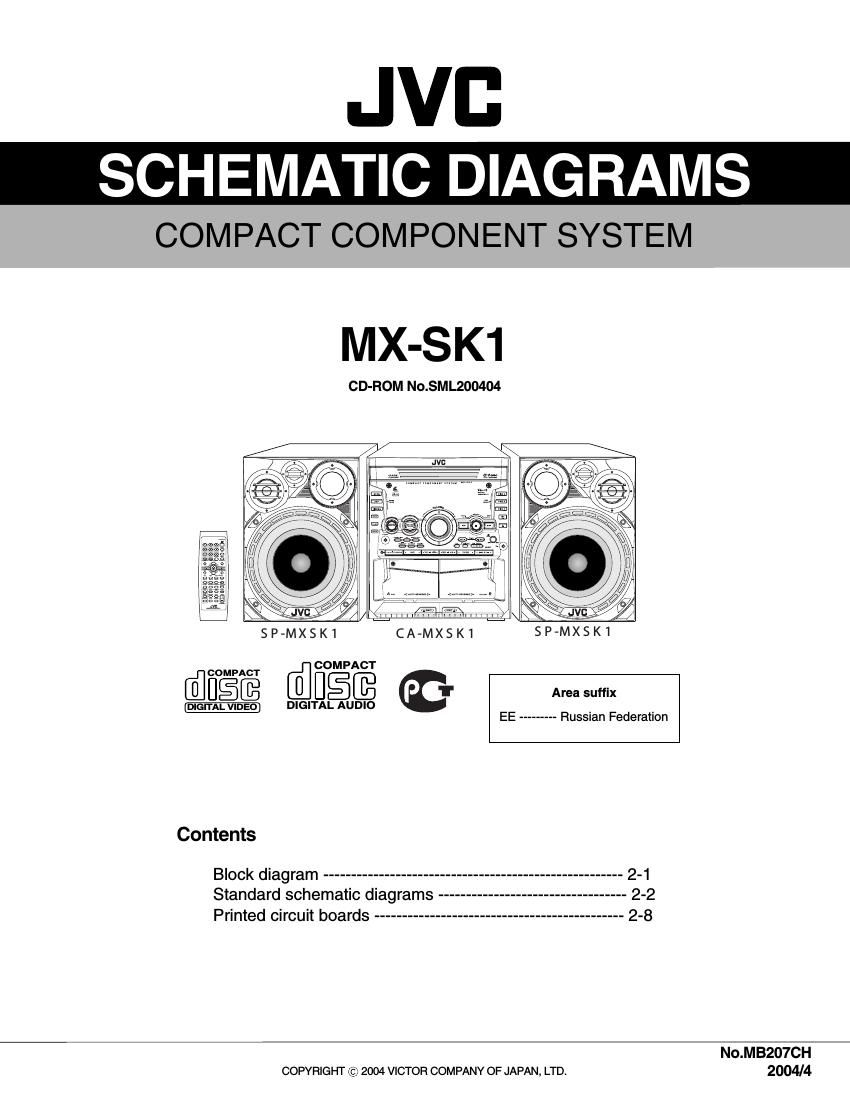 Jvc MXSK 1 Schematic