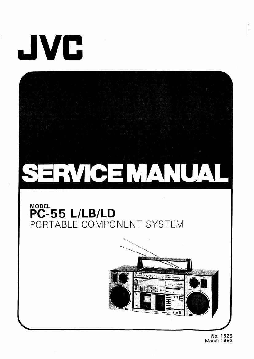 Jvc PC 55 LD Service Manual