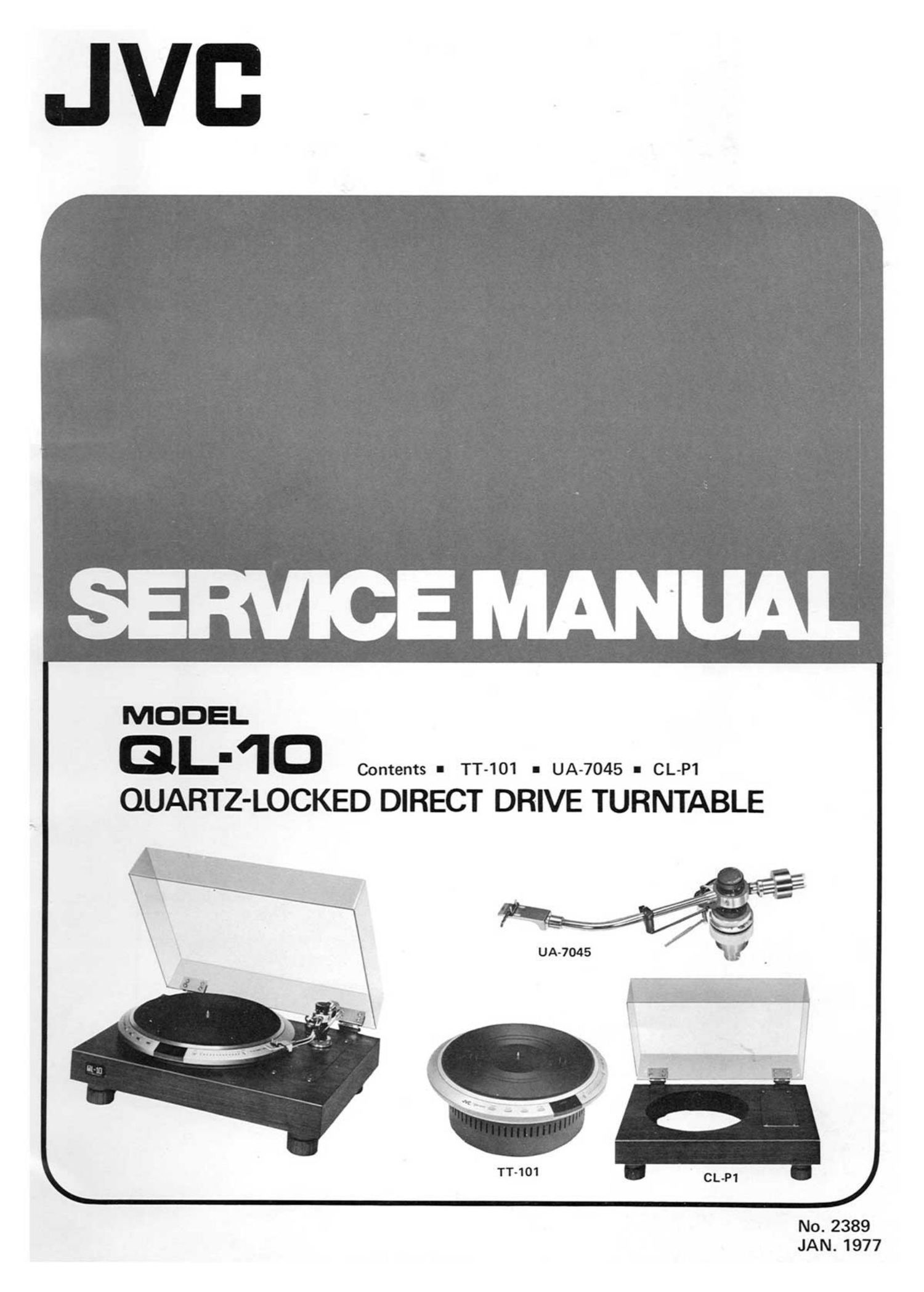 Jvc QL 10 Service Manual