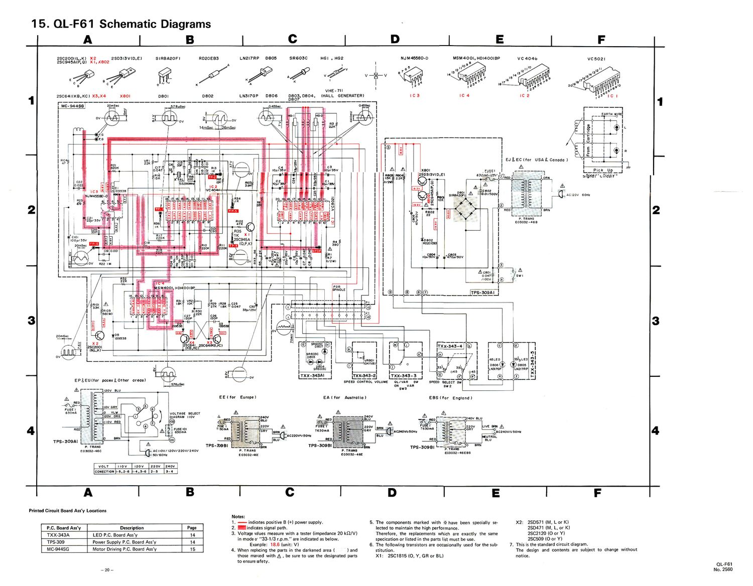 Jvc QLF 61 Schematic