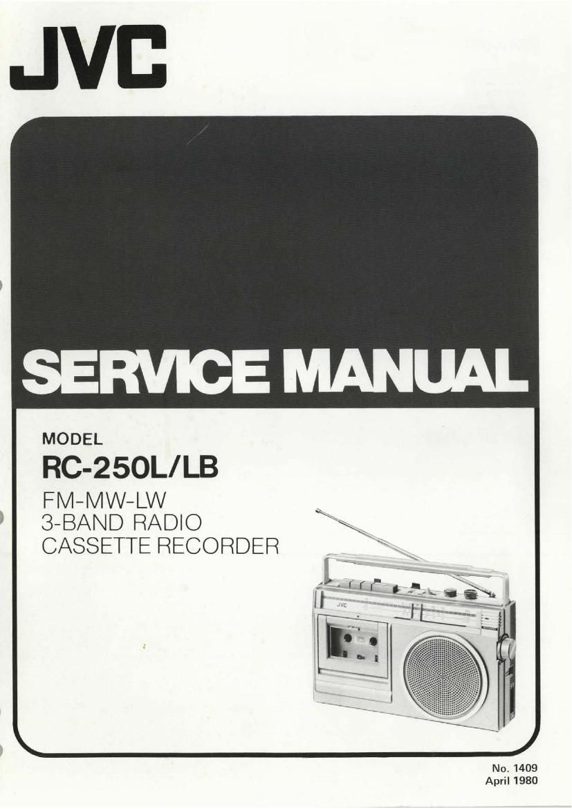 Jvc RC 250 Service Manual