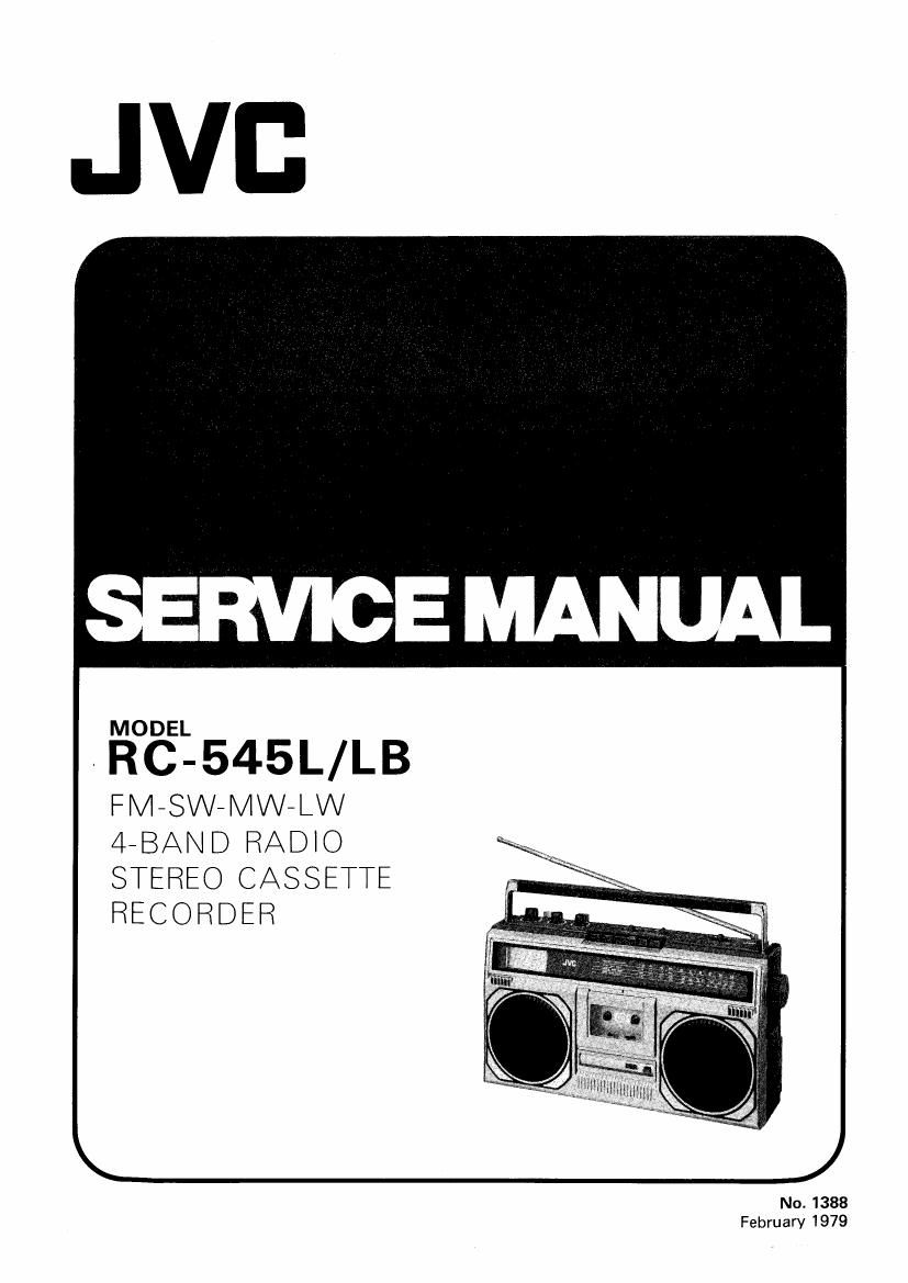 Jvc RC 545 L Service Manual