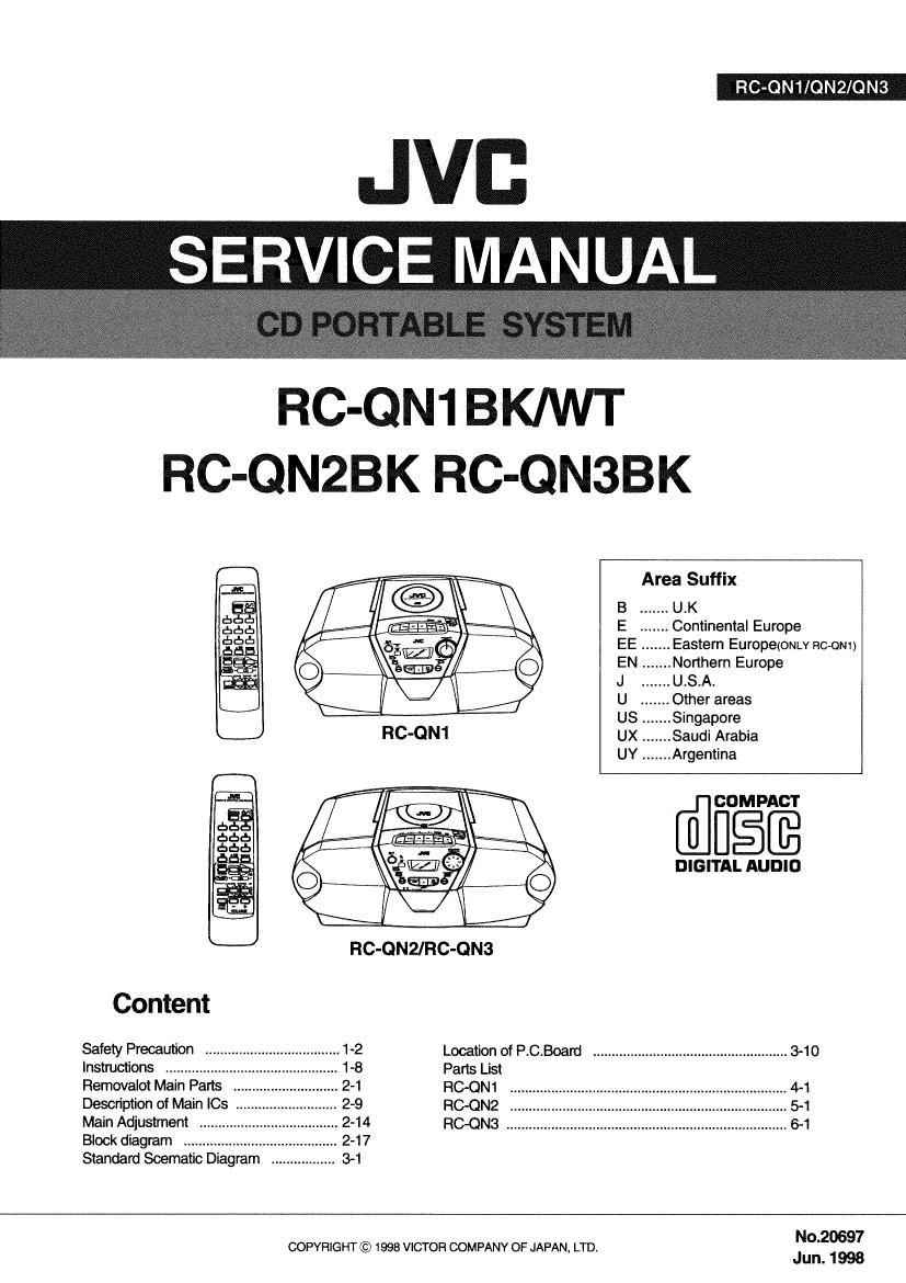 Jvc RCQN 1 Service Manual