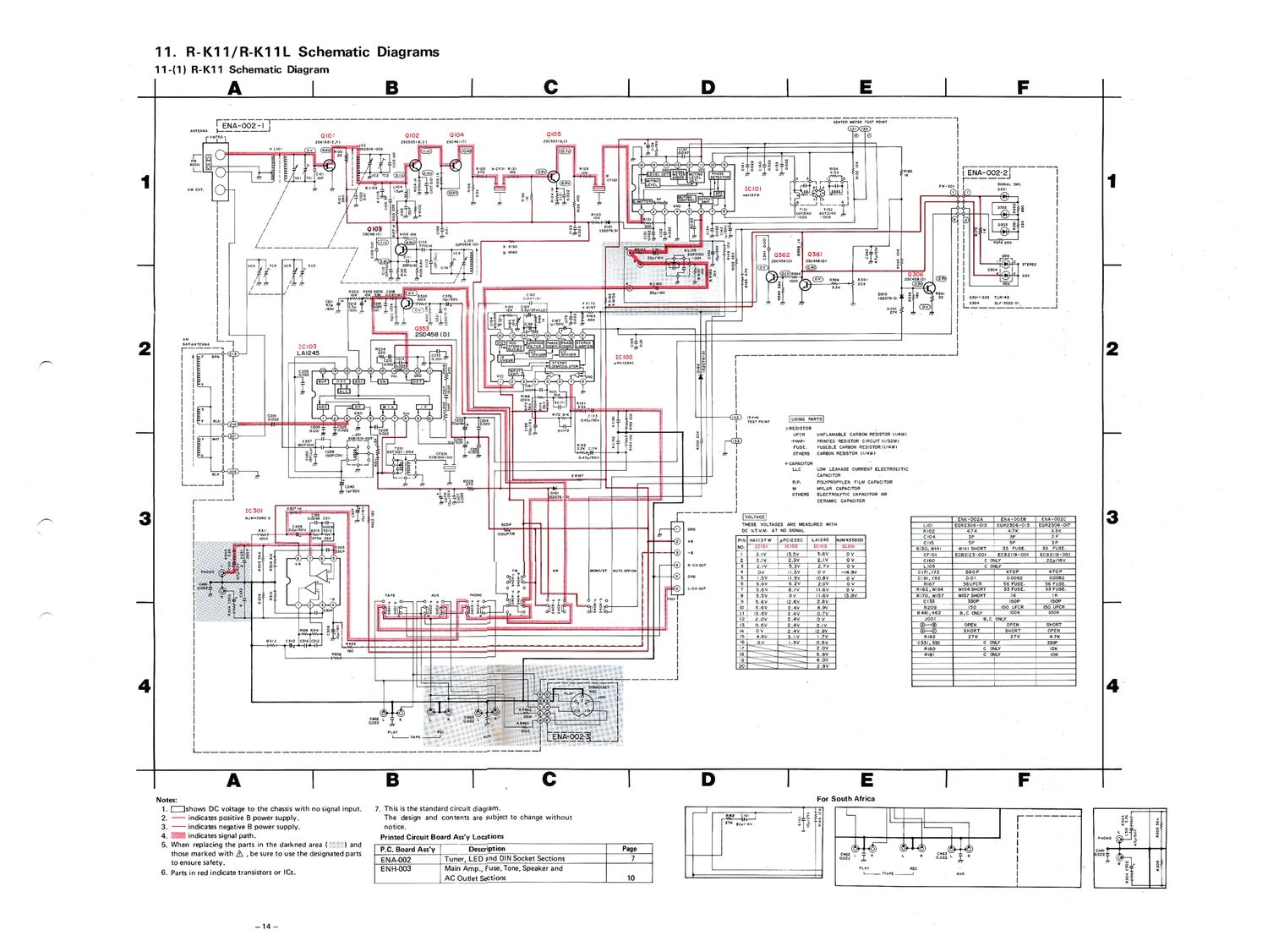 Jvc RK 11 L Schematic