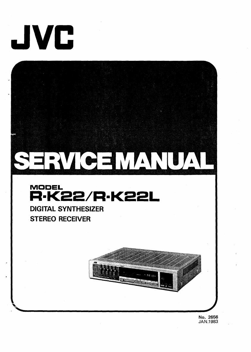 Jvc RK 22 Service Manual