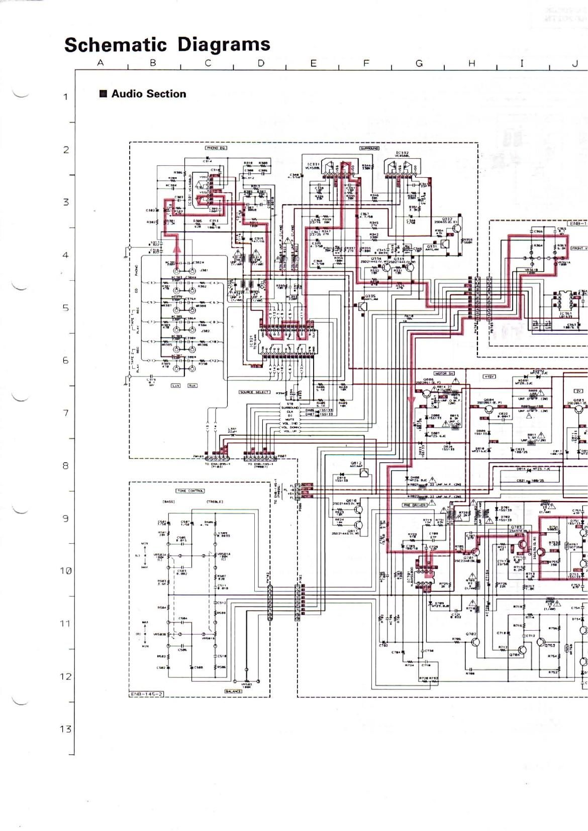 Jvc RX 206 BK Schematic