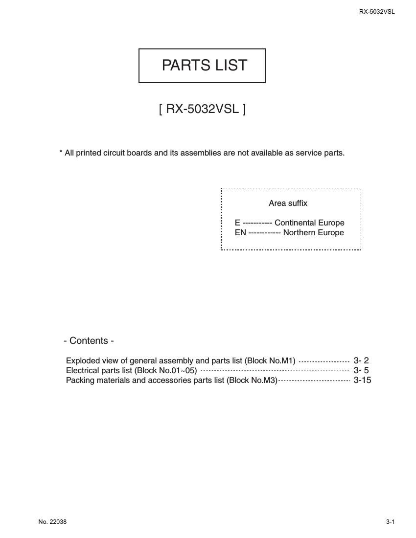 Jvc RX 5032 VSL Service Manual 2