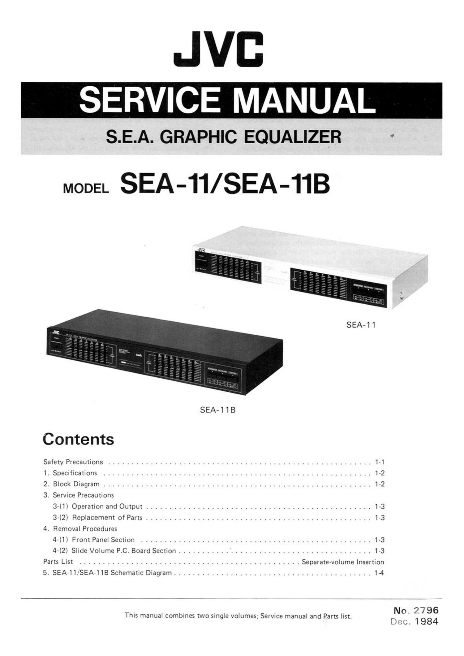 Jvc SEA 11 Service Manual