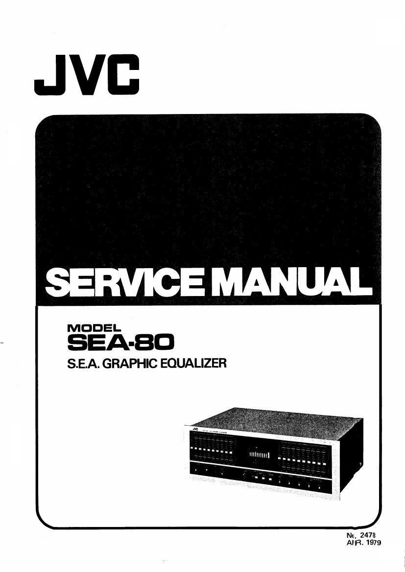 Jvc SEA 80 Service Manual