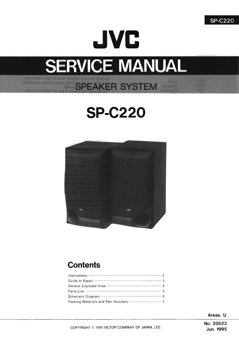 Jvc SPC 220 Service Manual