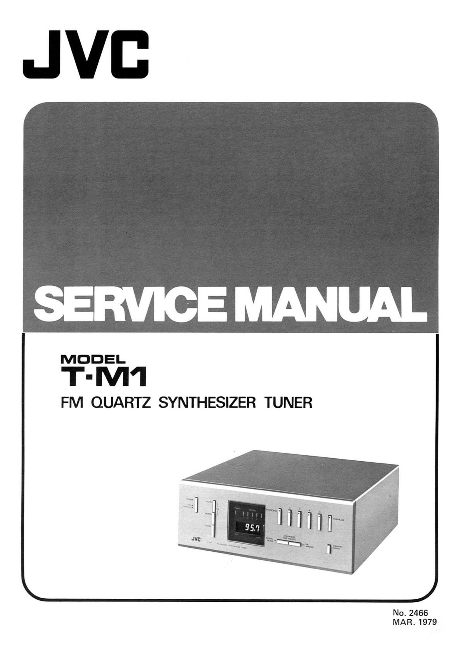 Jvc TM 1 Service Manual
