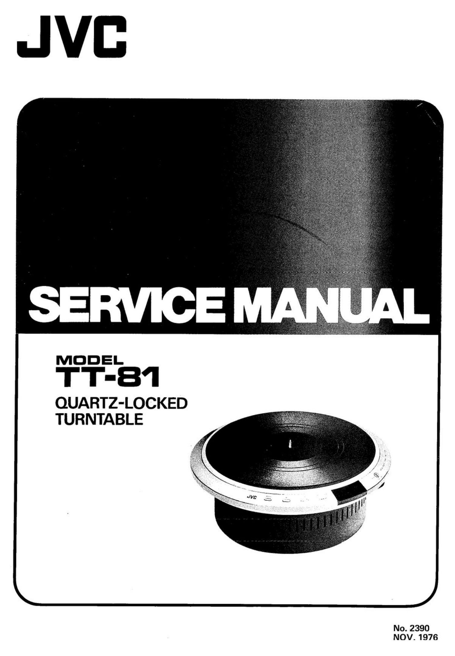 Jvc TT 81 Service Manual