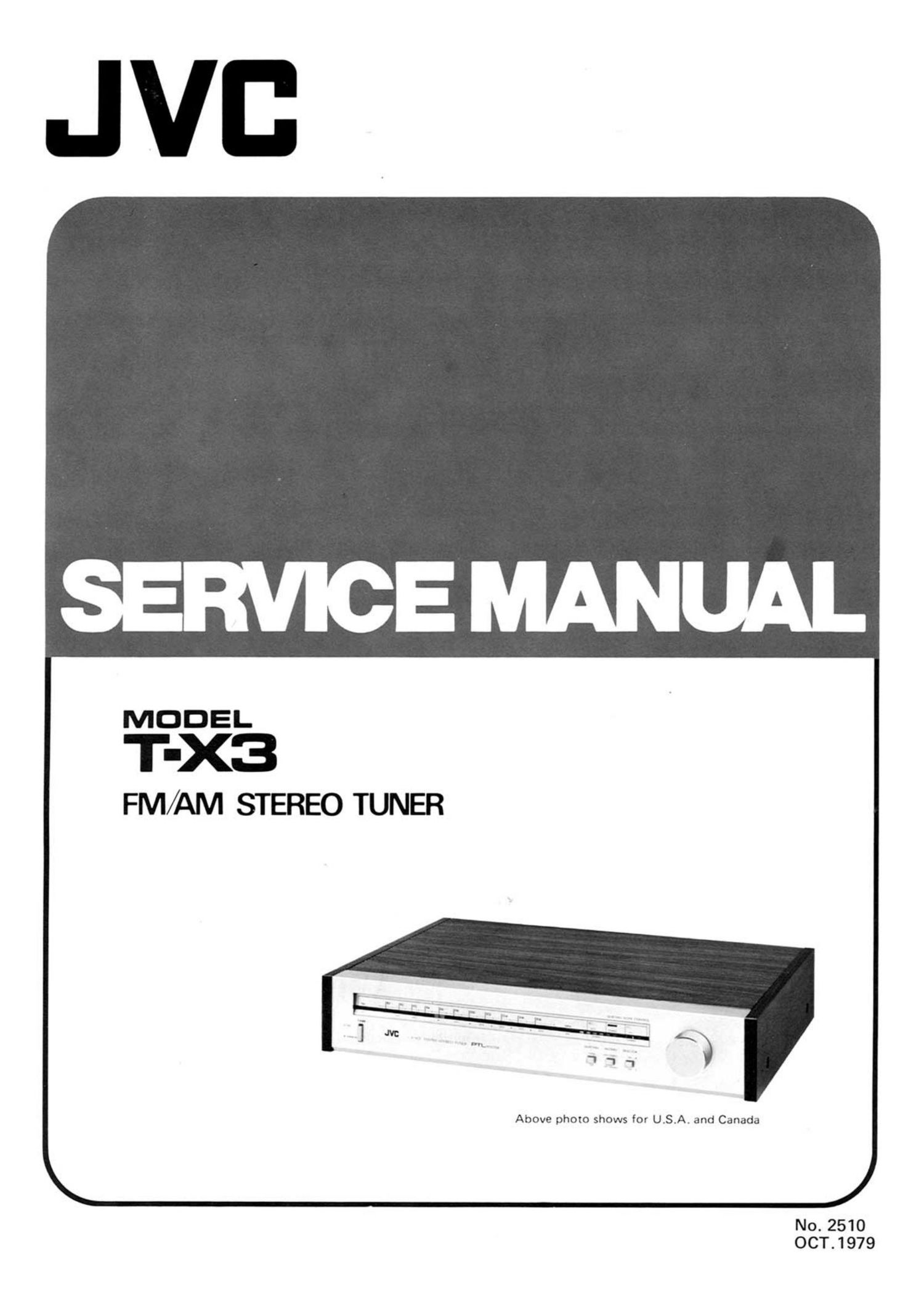 Jvc TX 3 Service Manual