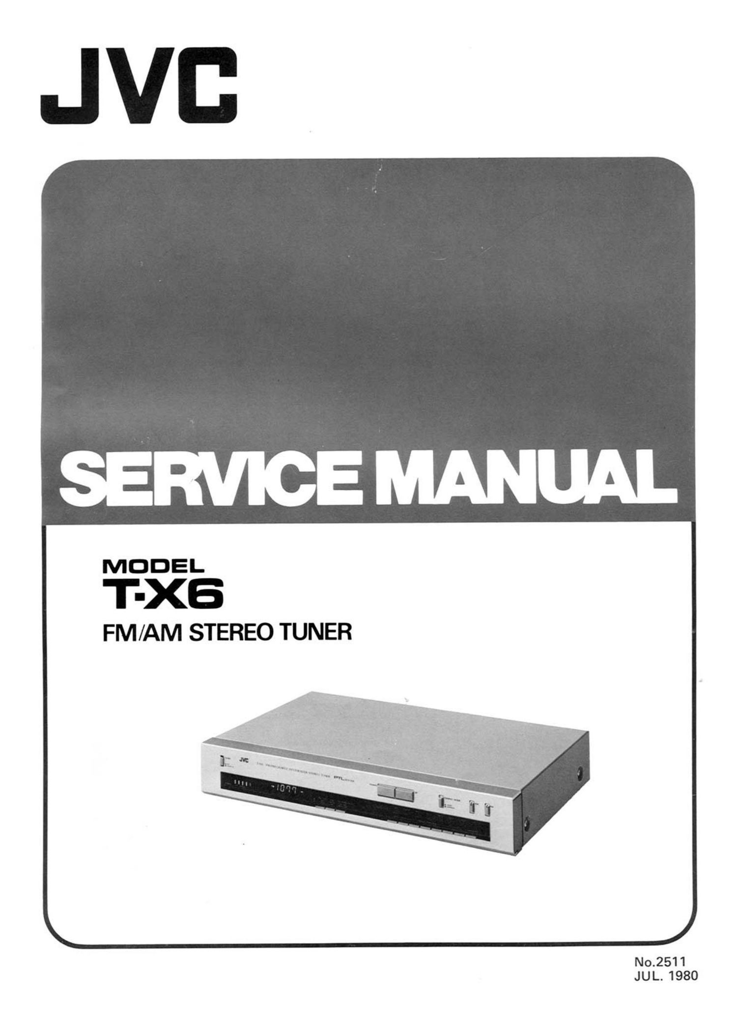Jvc TX 6 Service Manual