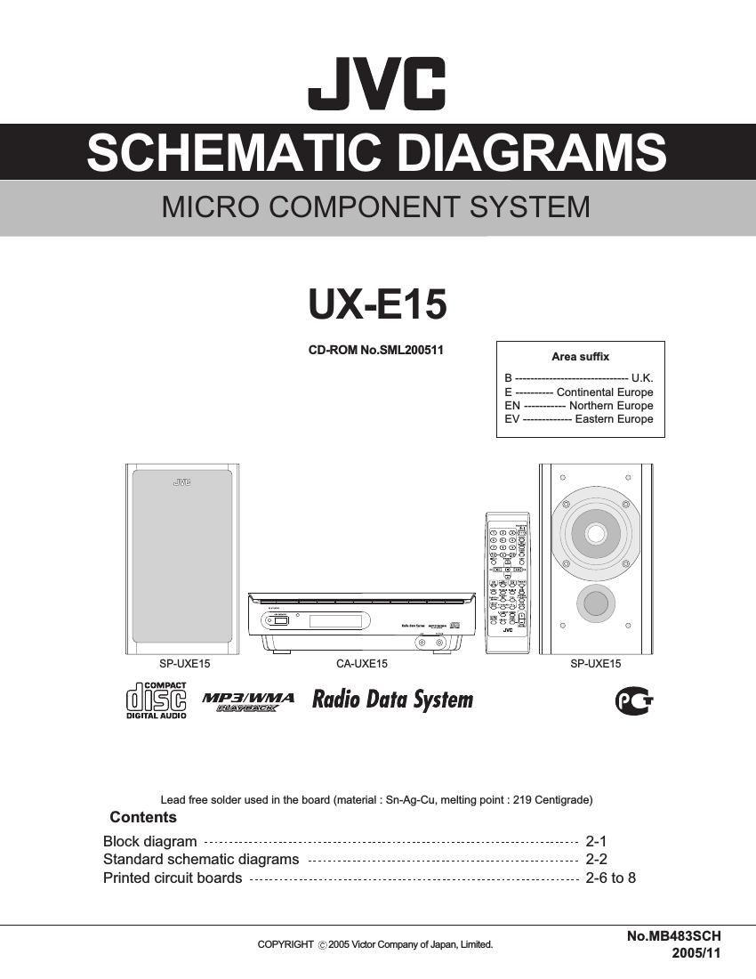 Jvc UXE 15 Service Manual