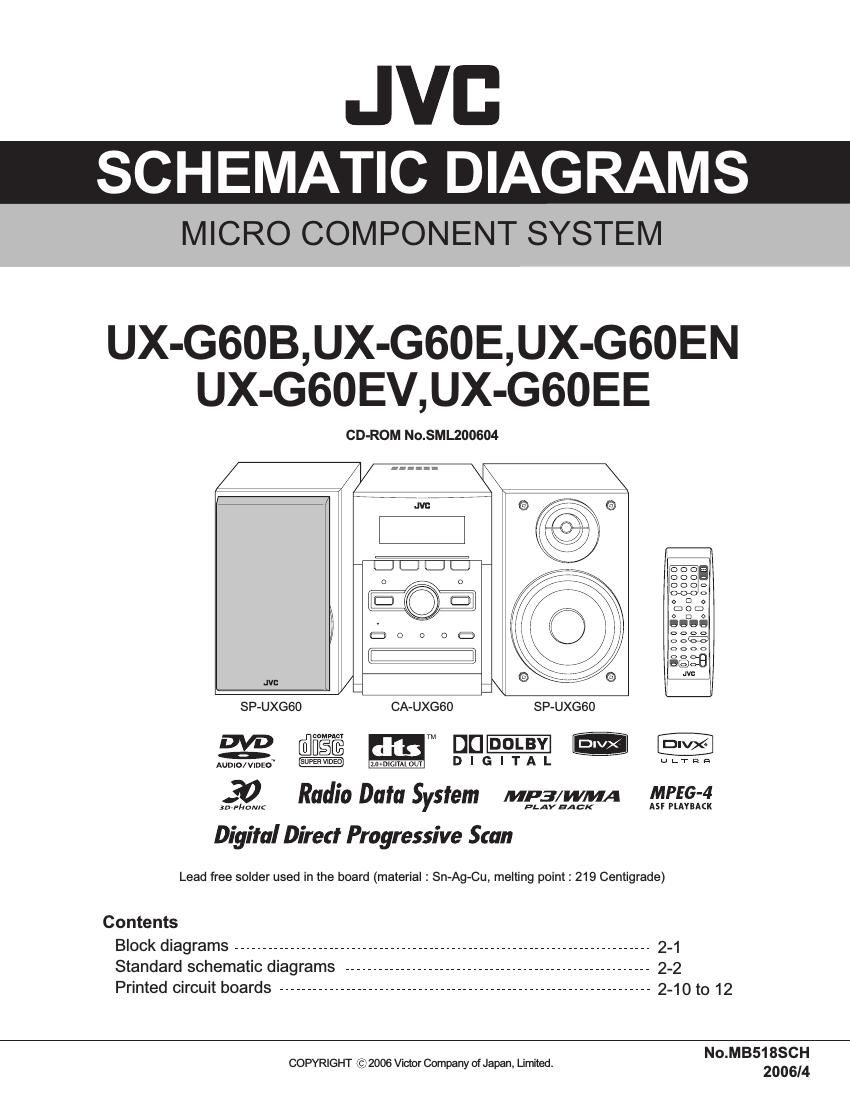 Jvc UXG 60 E Service Manual