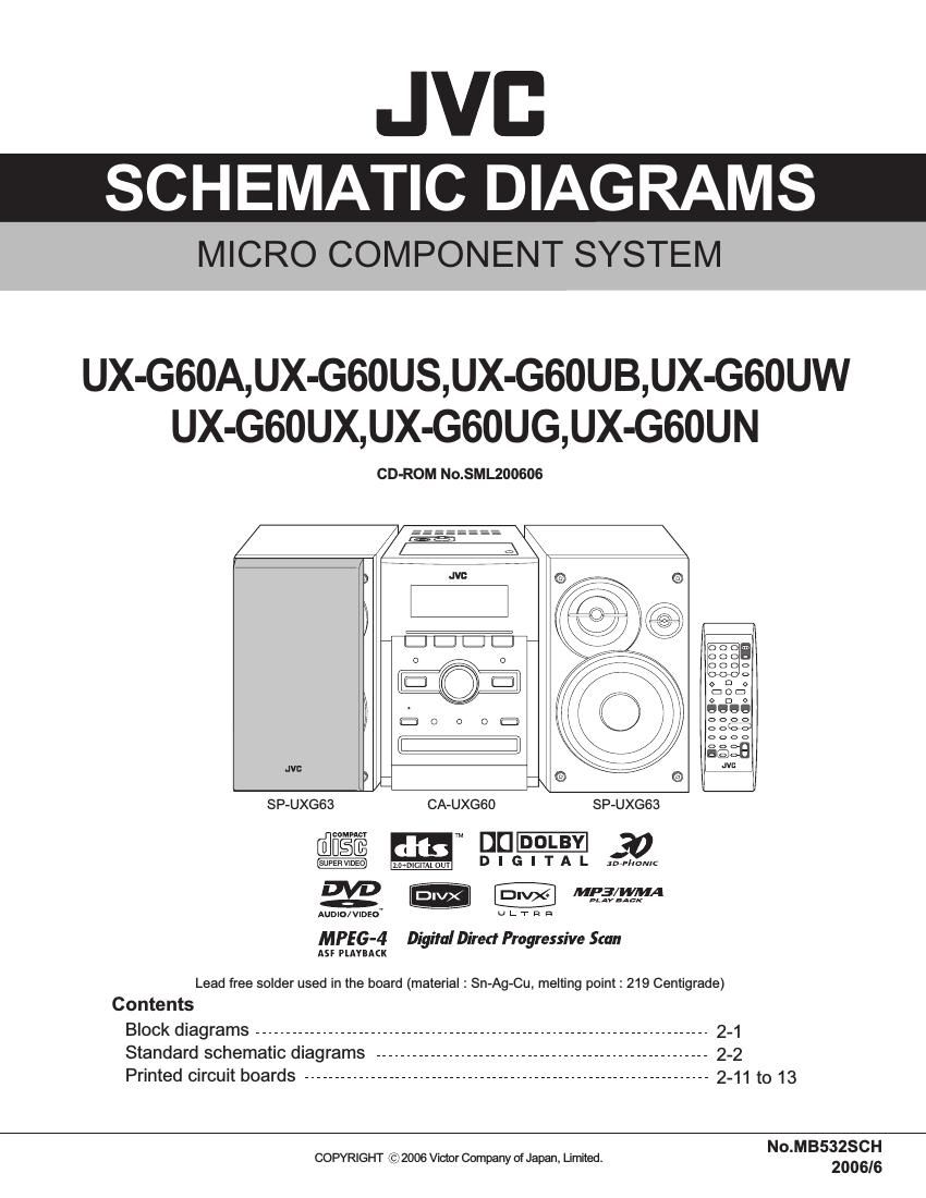 Jvc UXG 60 Service Manual