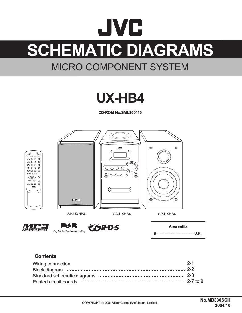 Jvc UXHB 4 Schematic