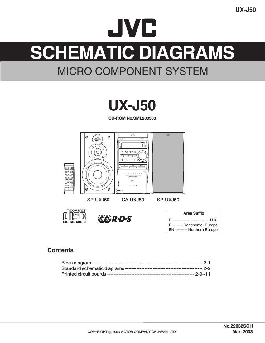 Jvc UXJ 50 Schematic