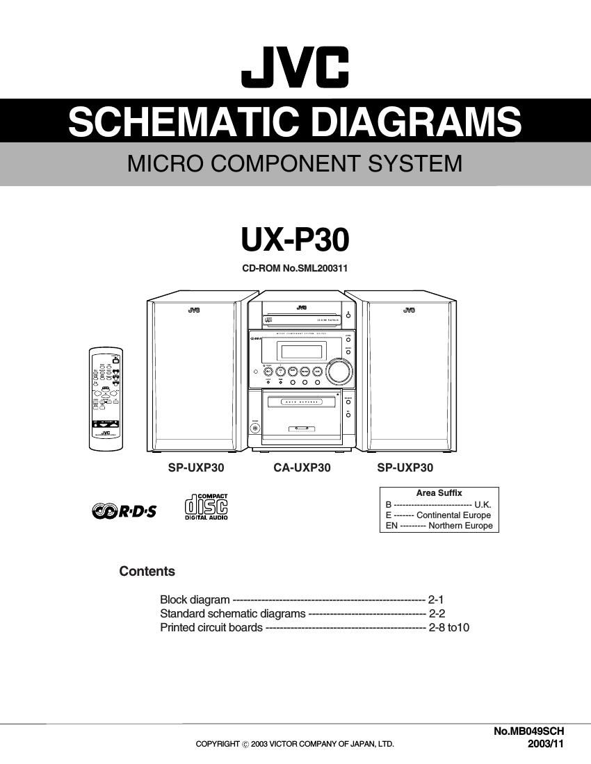 Jvc UXP 30 Schematic