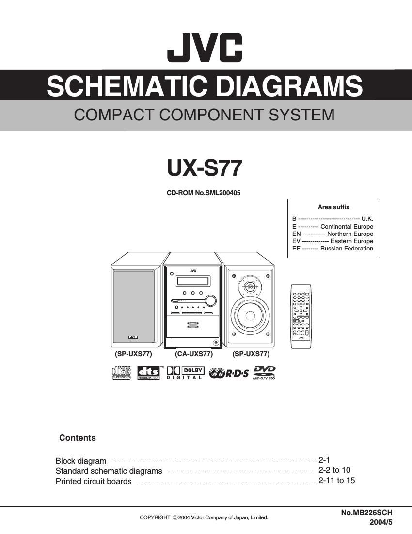 Jvc UXS 77 Schematic