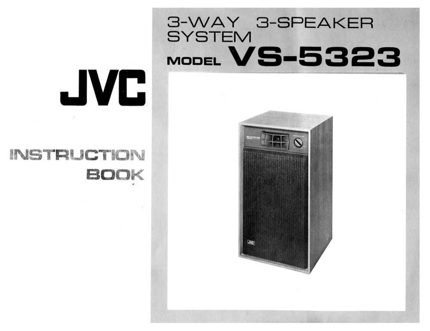 Jvc VS 5323 Owners Manual