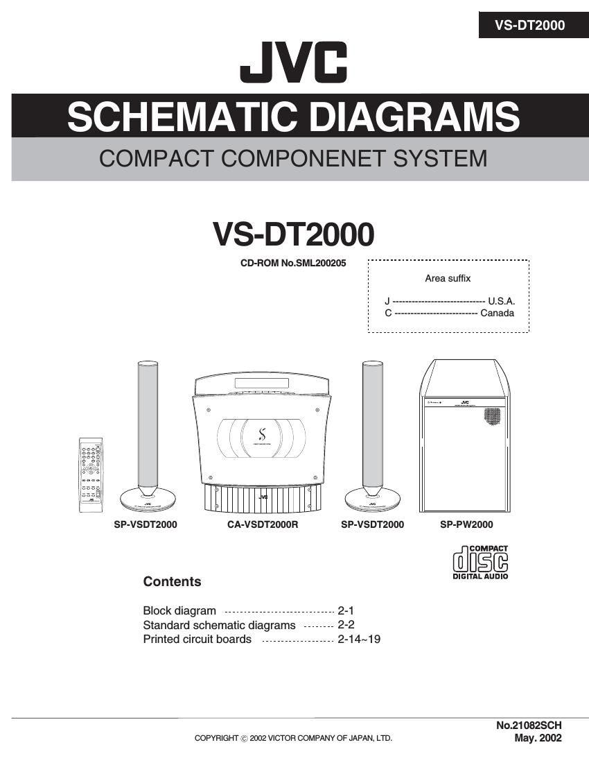 Jvc VSDT 2000 Schematic