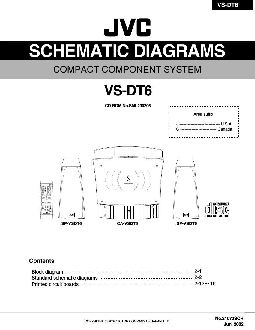 Jvc VSDT 6 Service Manual