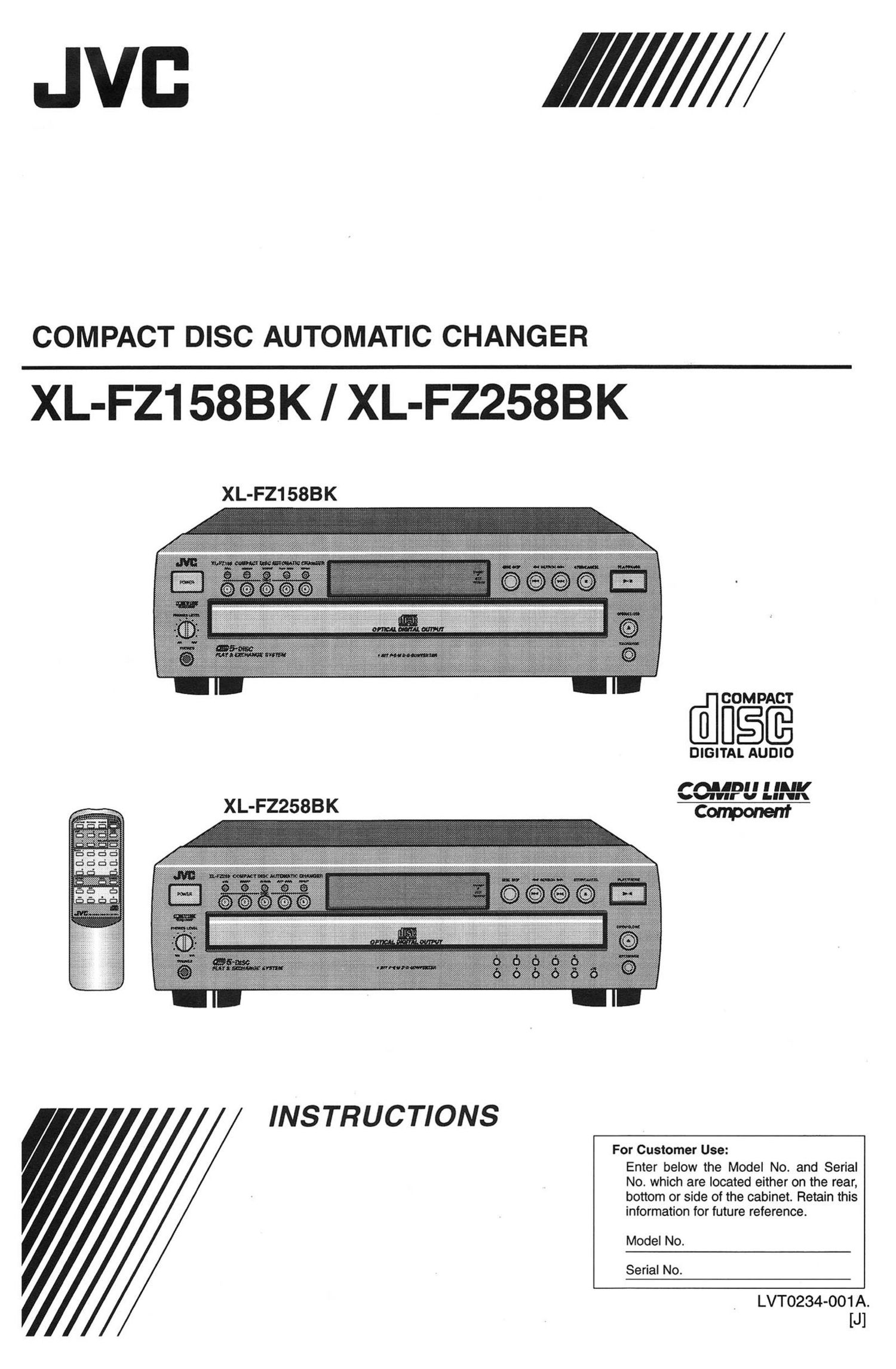 Jvc XLFZ 158 BK Service Manual