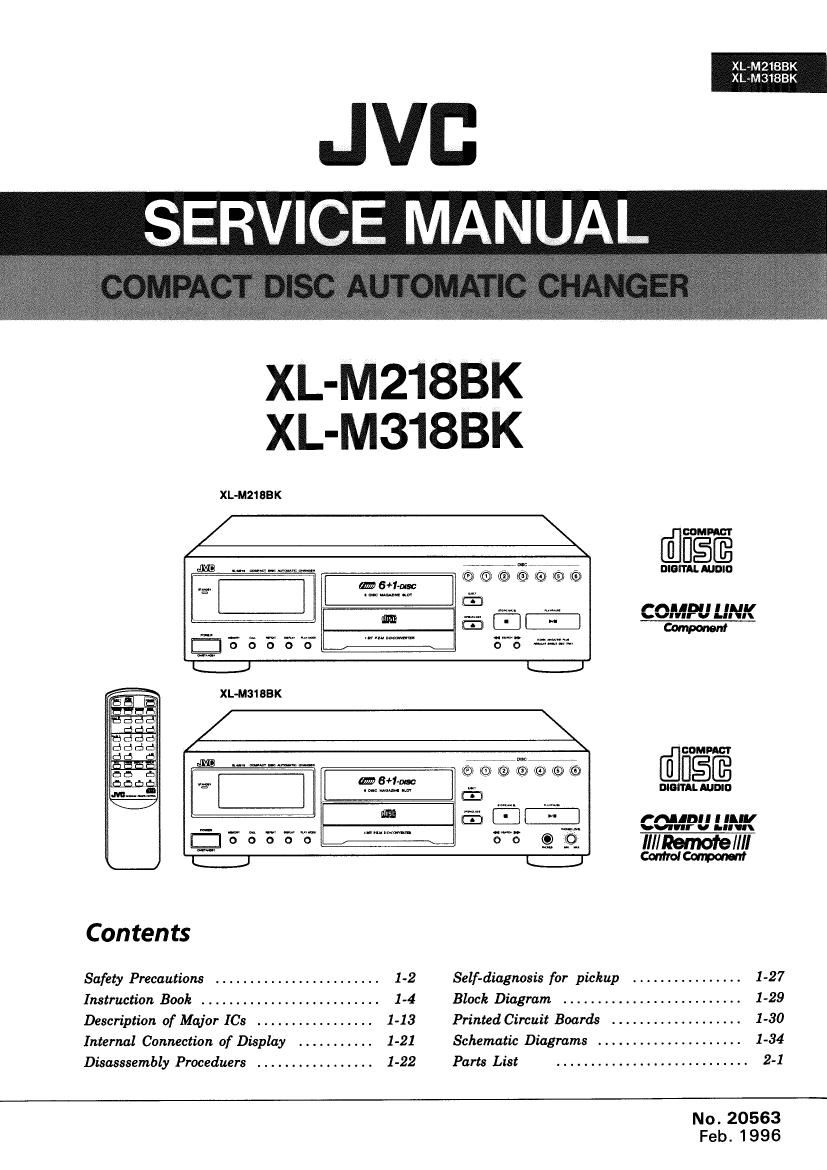 Jvc XLM 218 Service Manual