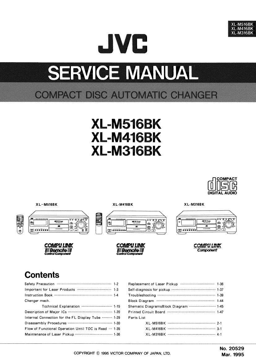 Jvc XLM 316 BK Service Manual