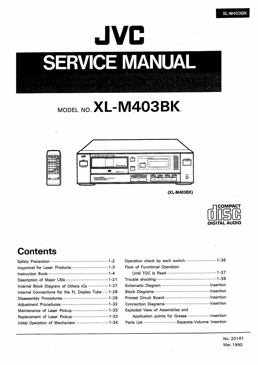 Jvc XLM 403 BK Service Manual