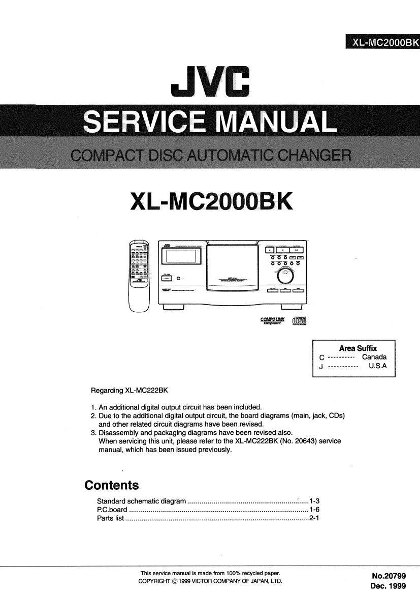 Jvc XLMC 2000 BK Service Manual