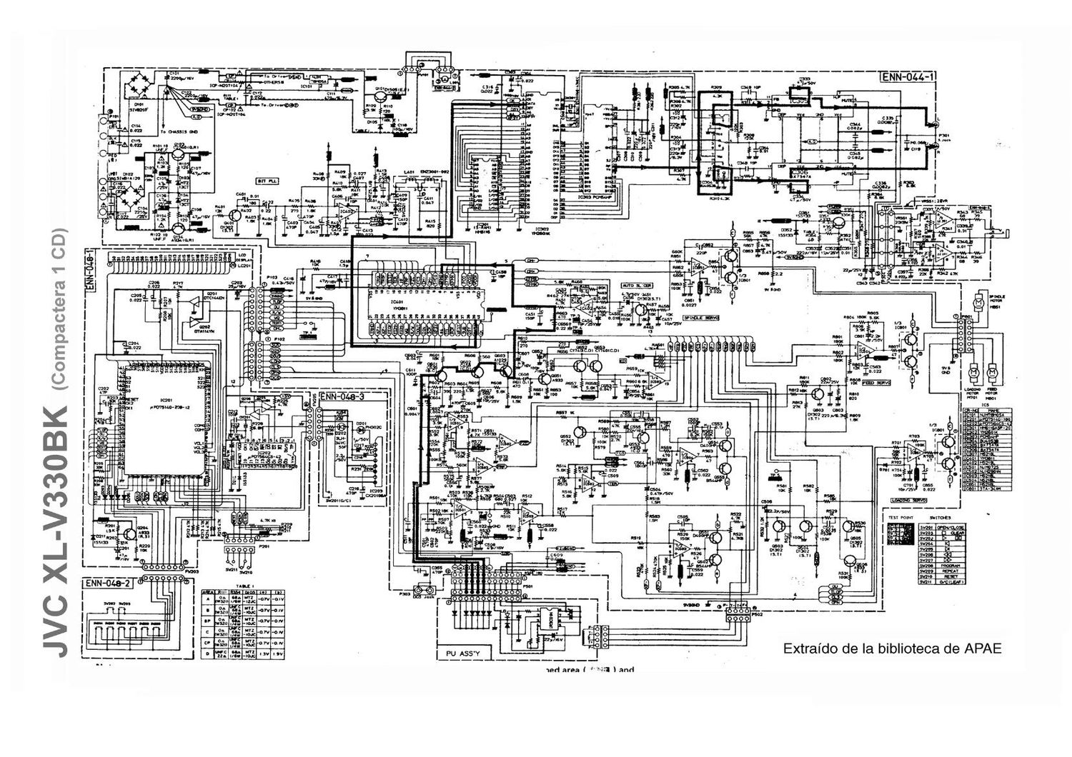 Jvc XLV 330 BK Schematic