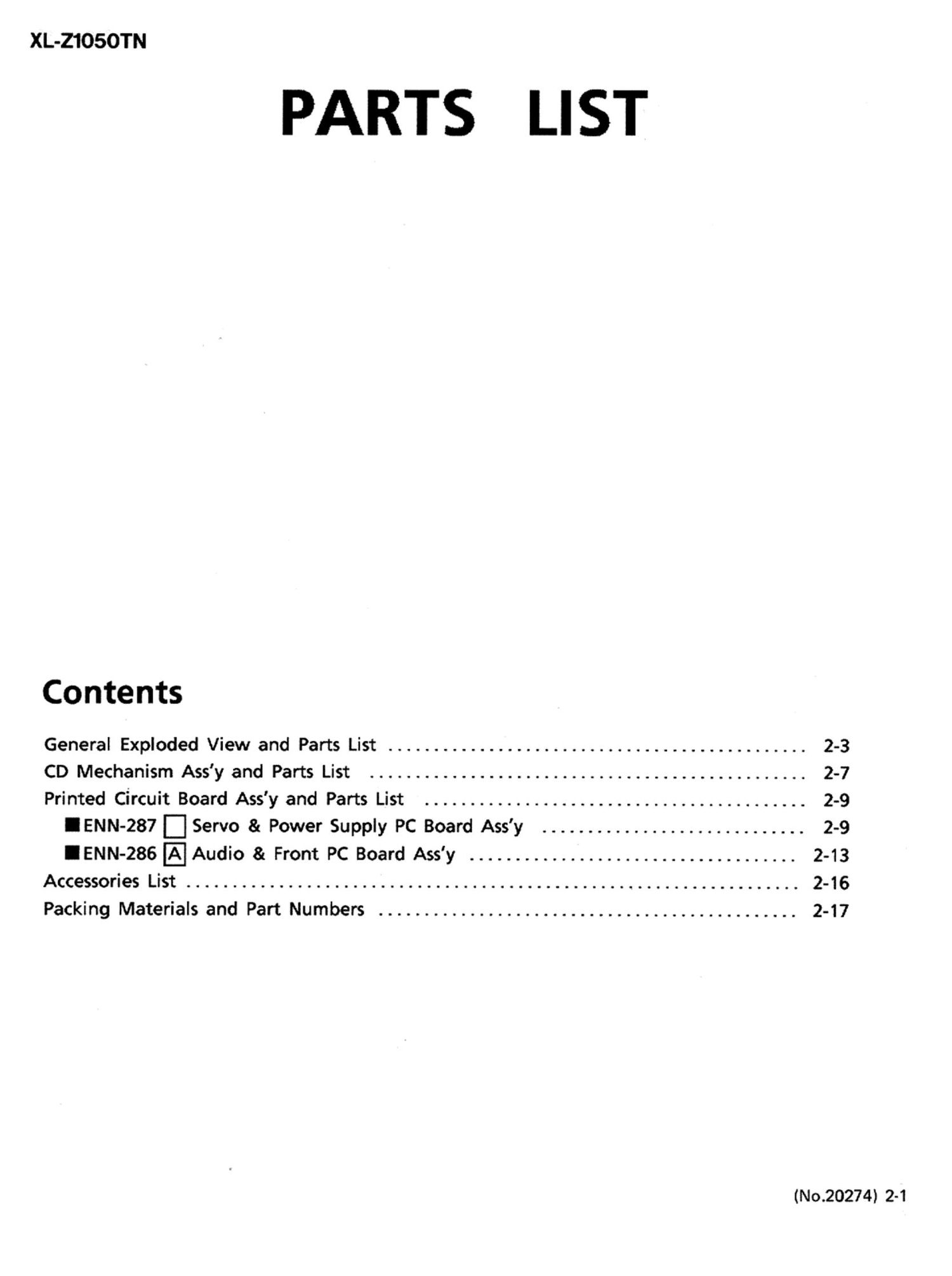 Jvc XLZ 1050 TN Schematic 2