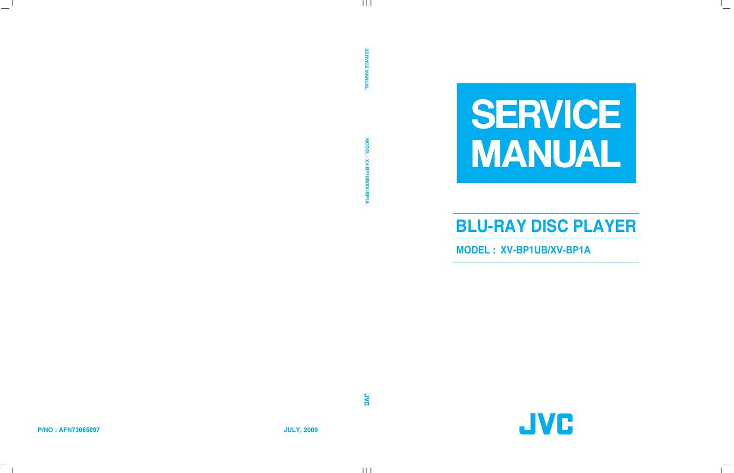 Jvc XVBP 1 UB Service Manual