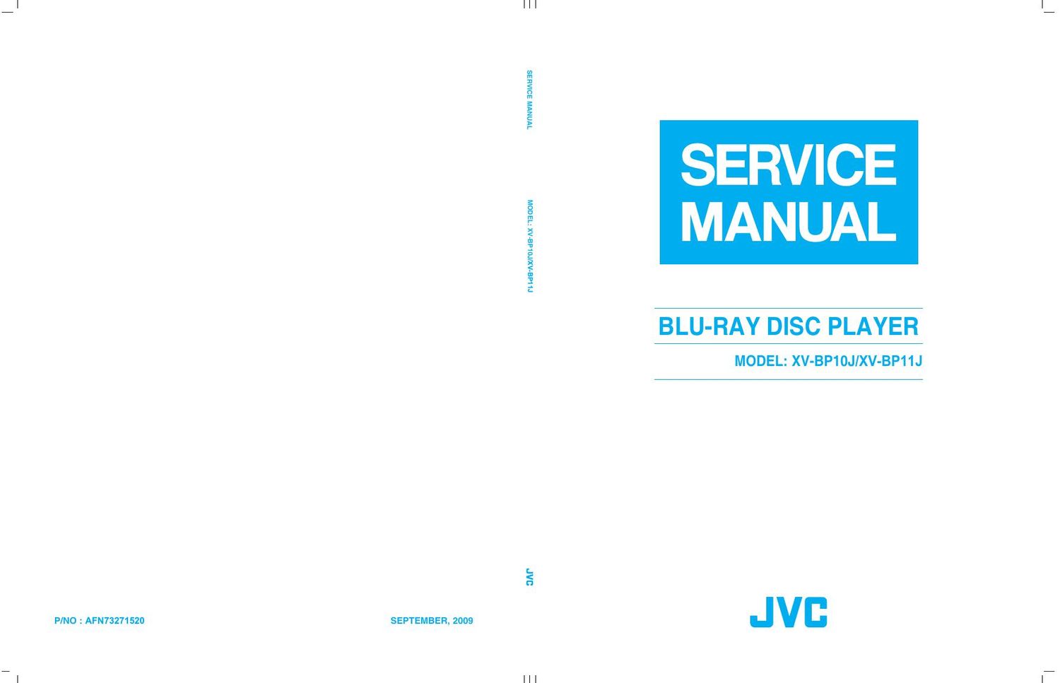 Jvc XVBP 10 J Service Manual