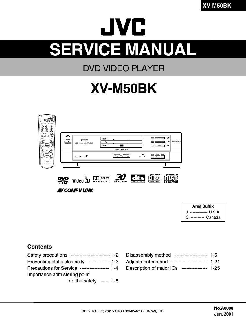 Jvc XVM 50 BK Service Manual