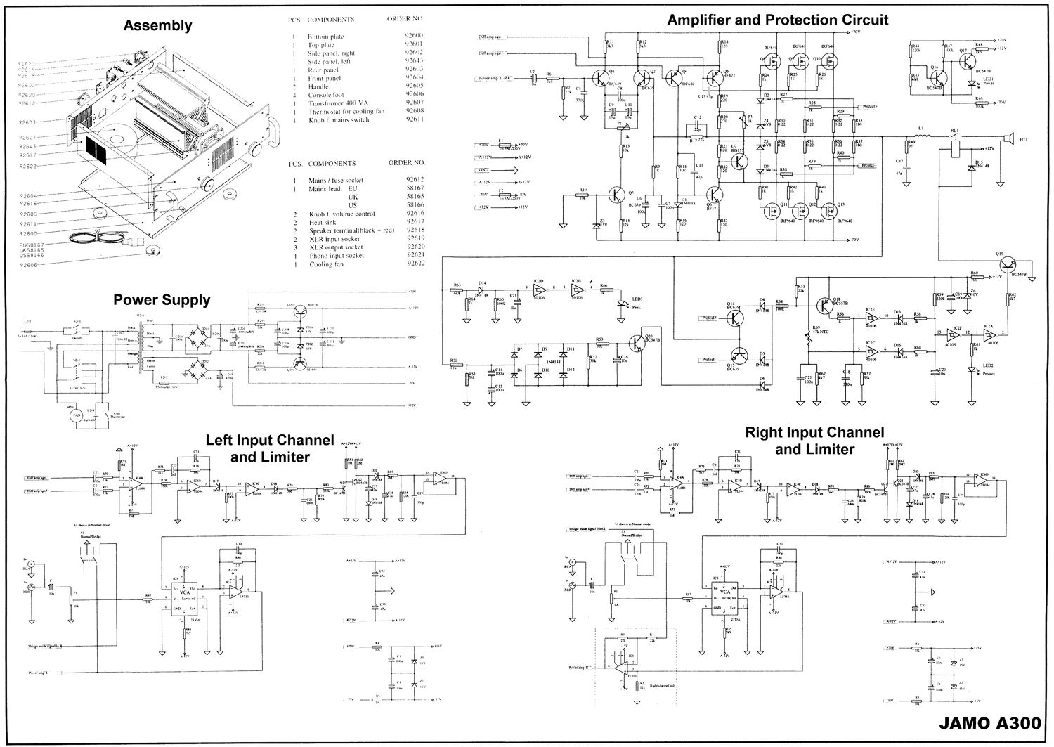 jamo a 300 schematic