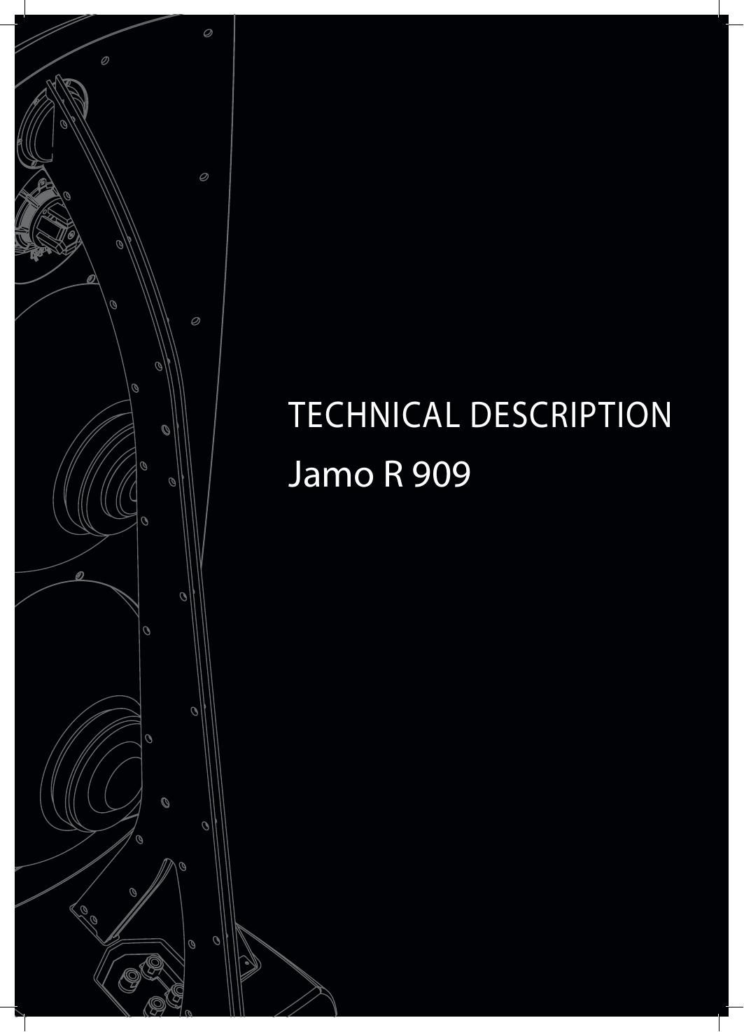 jamo r 909 brochure