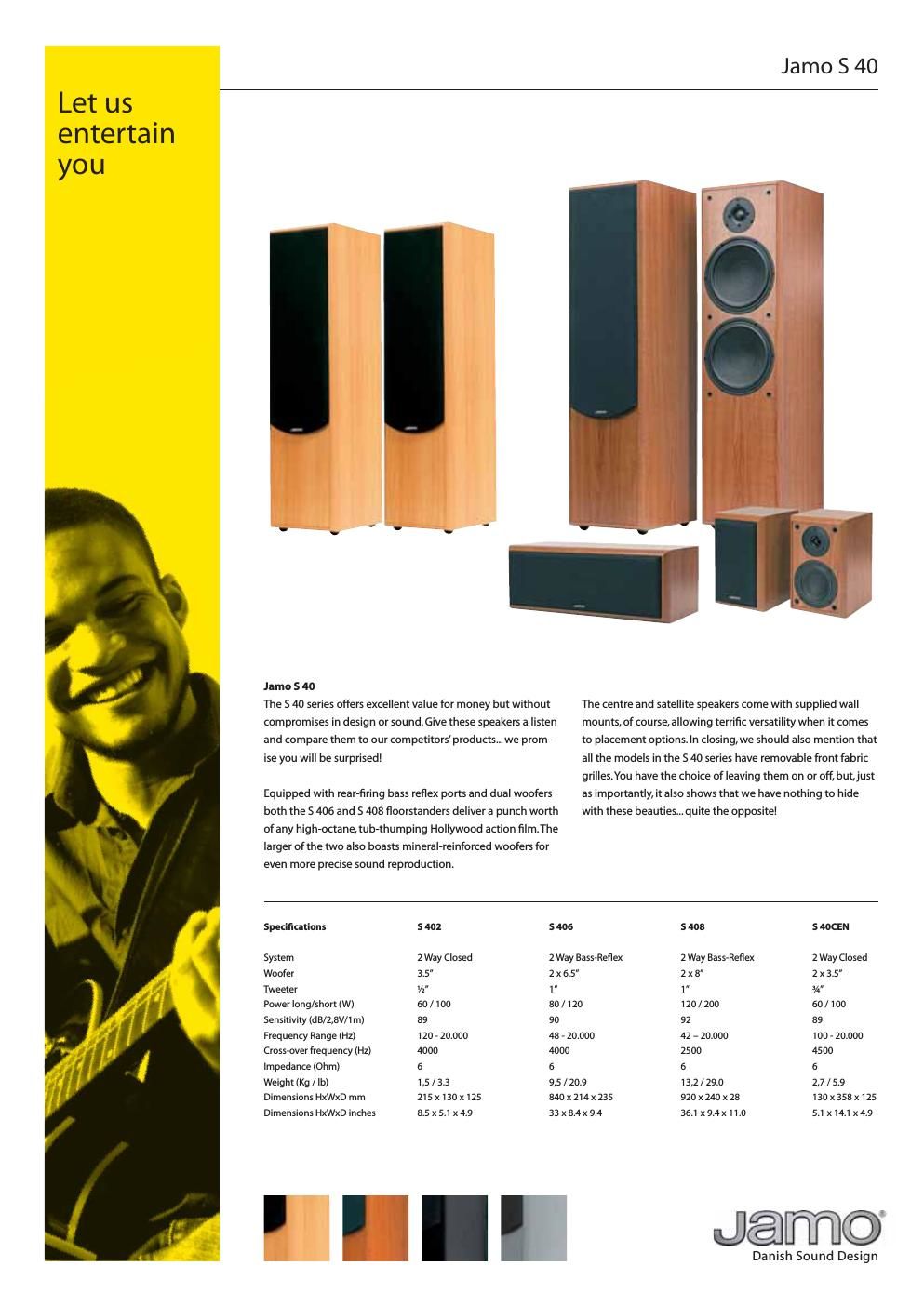 jamo s 40 brochure