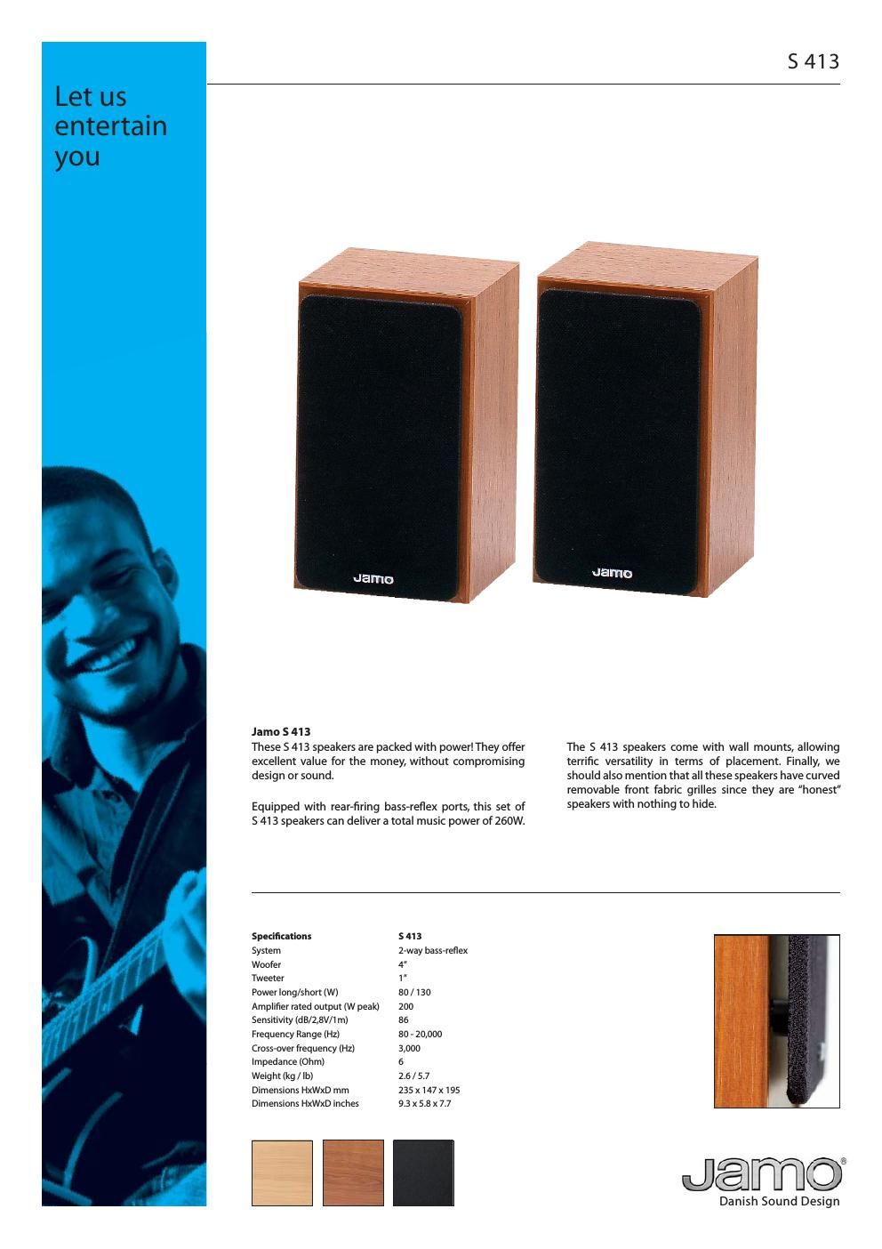 jamo s 413 brochure