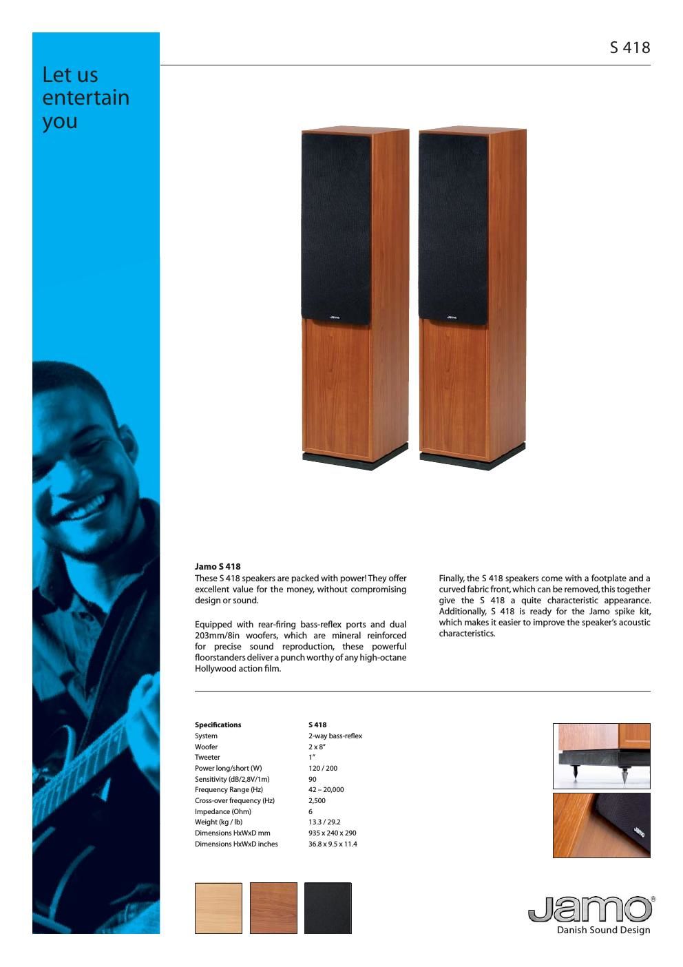 jamo s 418 brochure