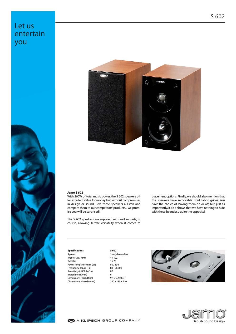 jamo s 602 brochure