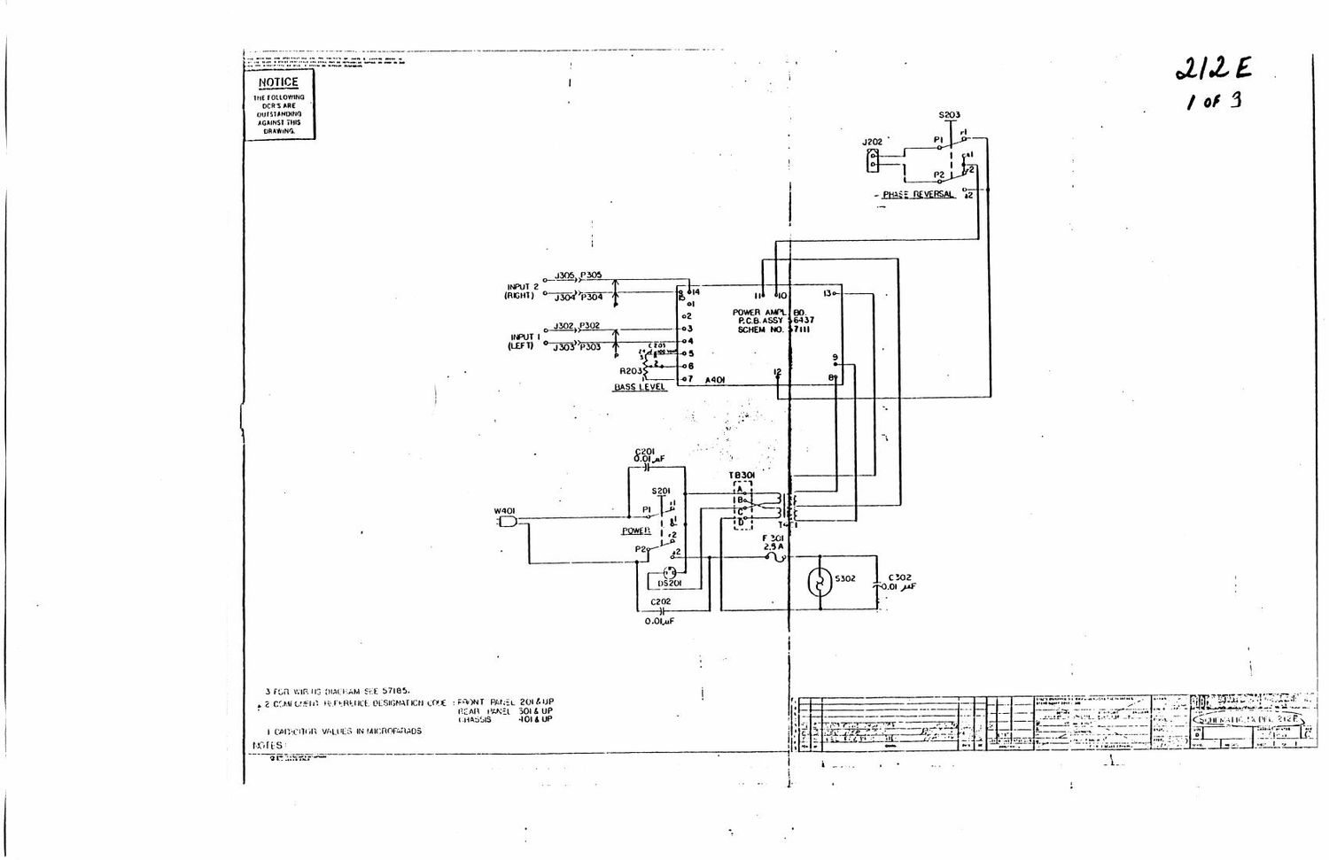 jbl 212 e schematic