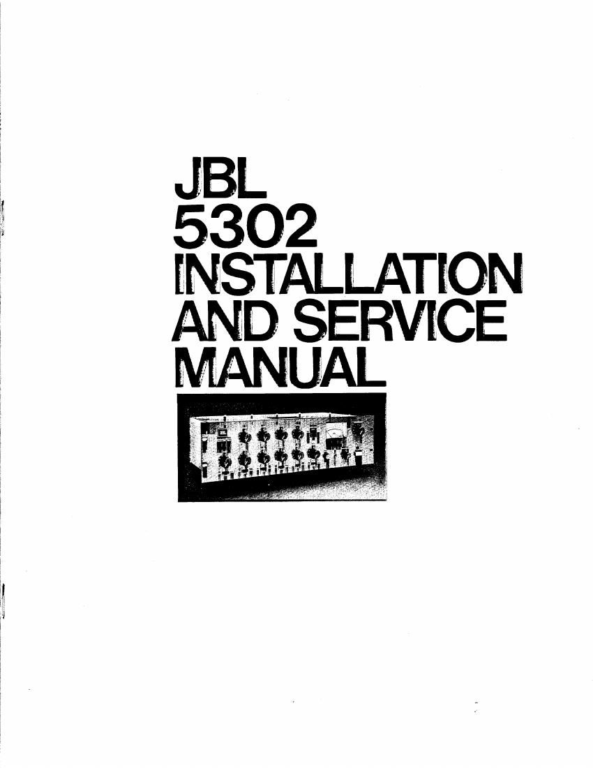 jbl 5302 service manual